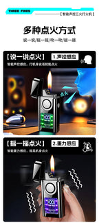 Gas-Electric Dual-Purpose Lighter