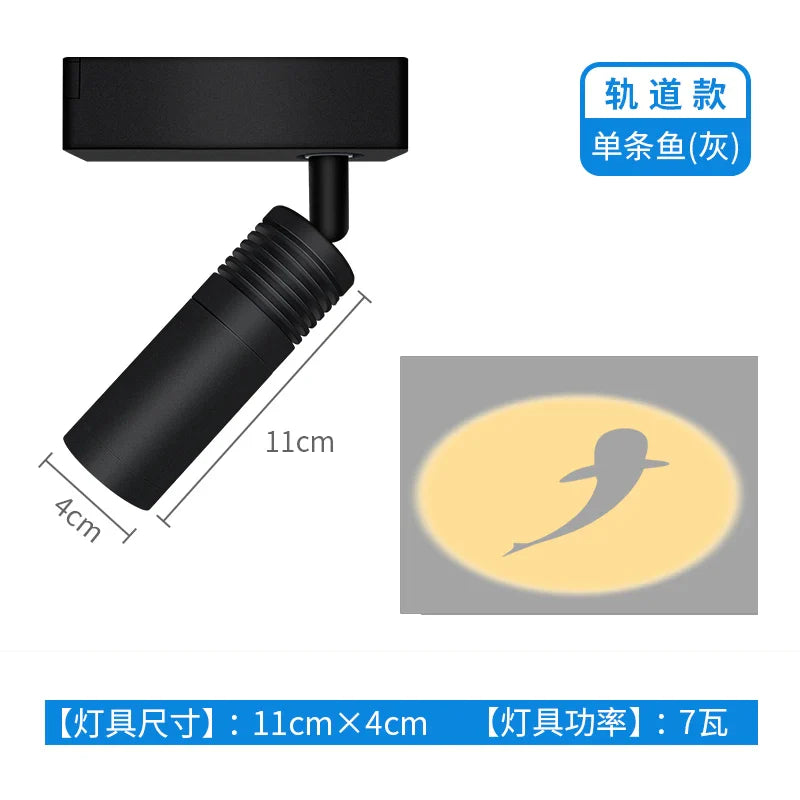 Nordic Projection Fish Ceiling Light