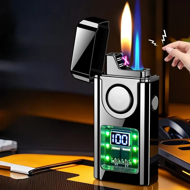 Gas-Electric Dual-Purpose Lighter