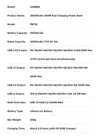 200W 25,000mAh Power Bank